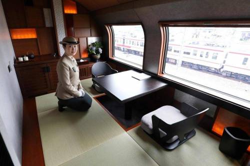일본 초호화 숙박열차 내부 들여다 보기