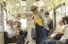 지하철에서 조는 할아버지.gif