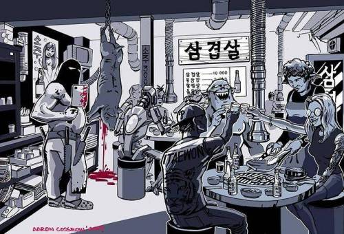 미국 작가가 묘사한 서울 이태원.jpg