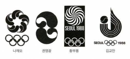 1988 서울올림픽 로고, 마스코트 후보작 및 선정작.jpg