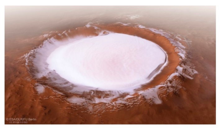 유럽 우주국이 공개한 화성 분화구.jpg