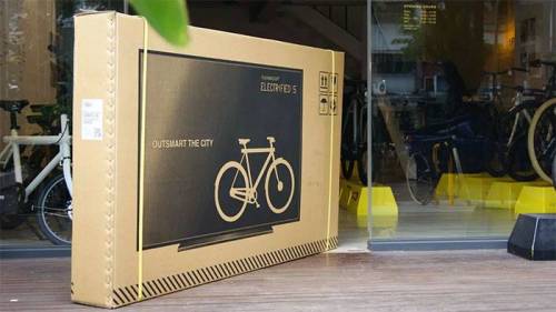 포장 디자인 하나로 자전거 배송 파손률 90%이상 감소