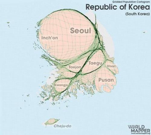 인구 분포도로 본 한국 지도.jpg