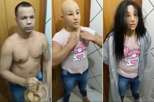 브라질 갱단 두목, 딸로 변장해 탈옥하려다 실패.jpg