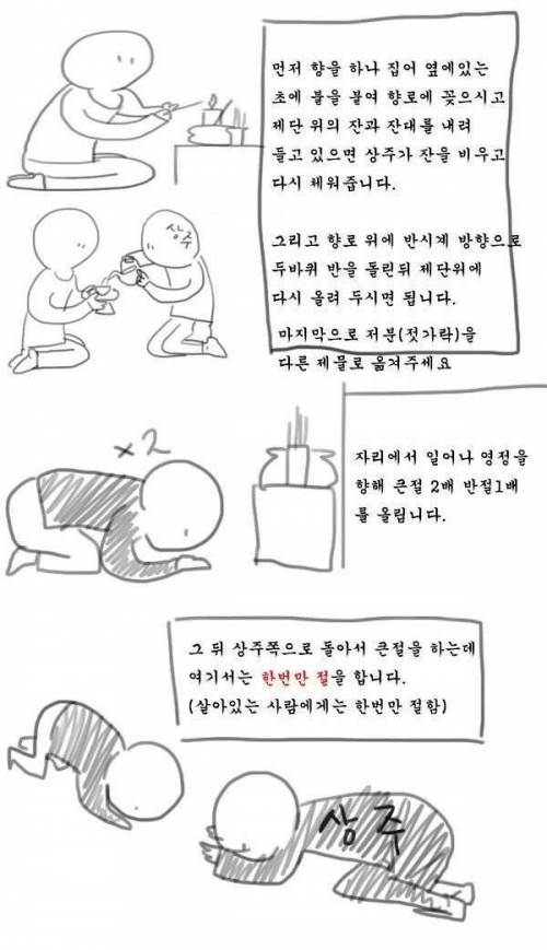 [스압] 만화로 배우는 장례식 예절.jpg