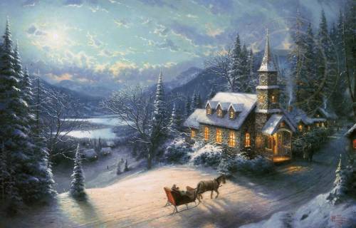 [스압] 미국 화가가 그린 20세기 크리스마스 풍경.jpg