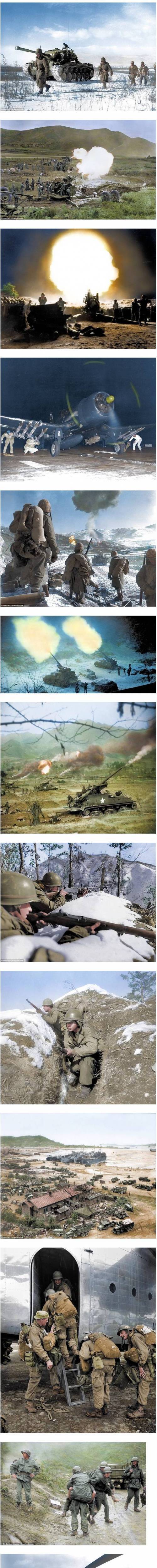 [스압] 컬러사진으로 복원된 한국전쟁 당시 모습들.jpg