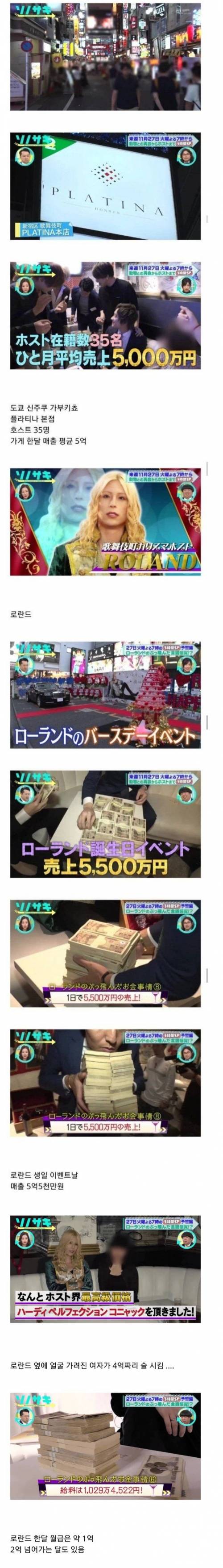 [스압] 혼자서 하루에 6억 매출을 올린 일본의 넘버원 호스트