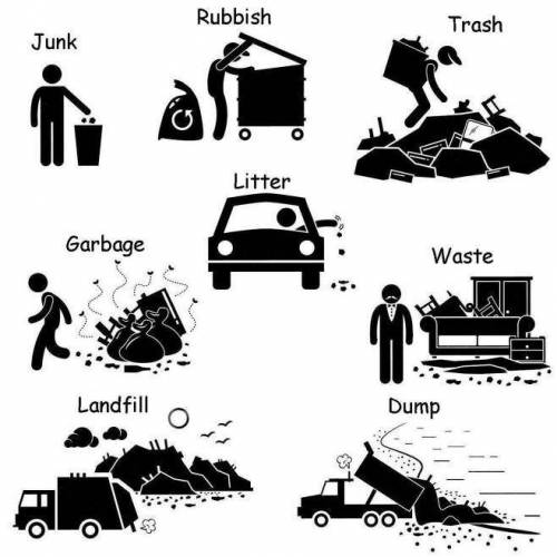 쓰레기를 표현하는 다양한 영단어들 쉽게 이해하기.jpg