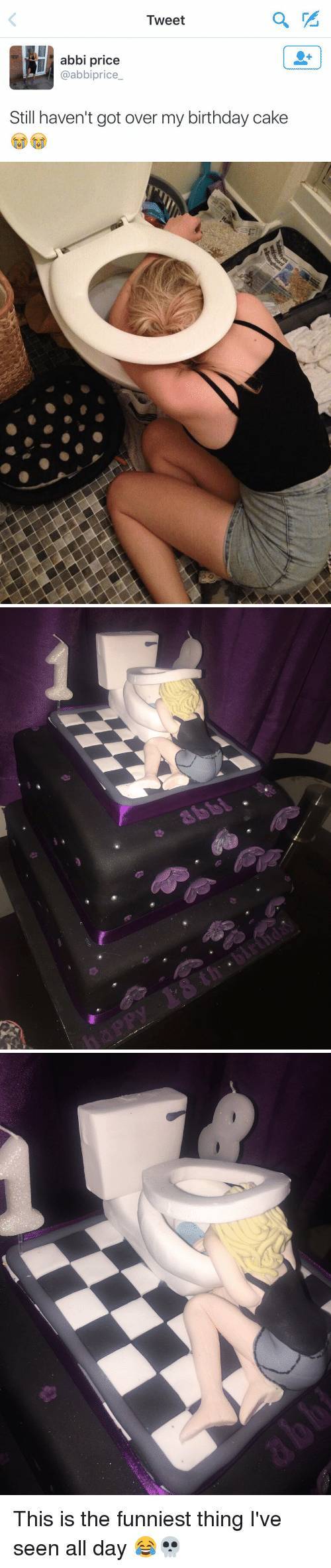 딸 생일을 위해 주문한 케이크