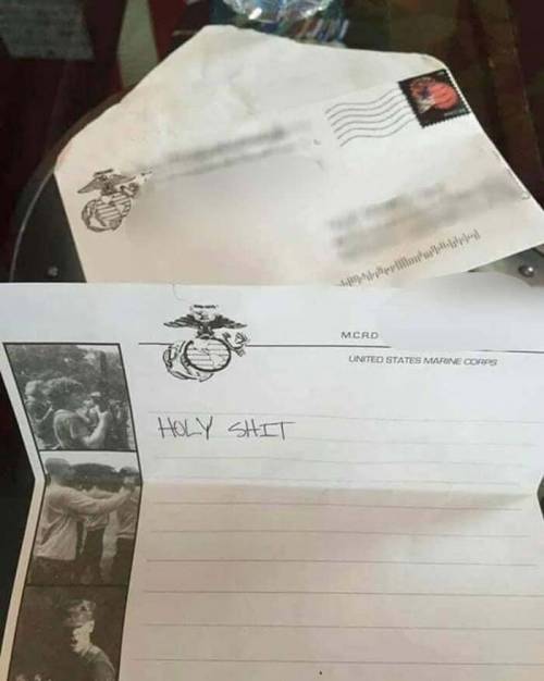 미군 신병 훈련소에서 온 아들의 편지