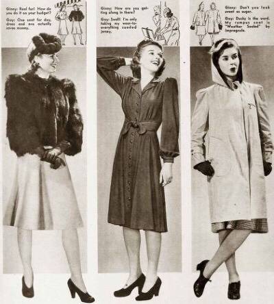 [스압] 패션은 돌고 돈다는걸 실감하게 되는 1940’s 패션.jpg