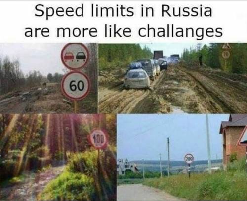 러시아 도로 : 어디 과속해보시지.jpg
