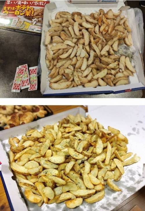 일본 도미노에서 파는 25,000원짜리 감자튀김