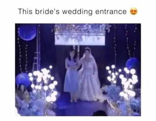 유튜브에서 화제된 결혼식 연출