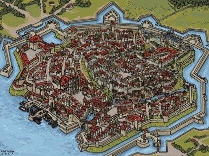 중세 유럽에서 도시가 형성되는 과정