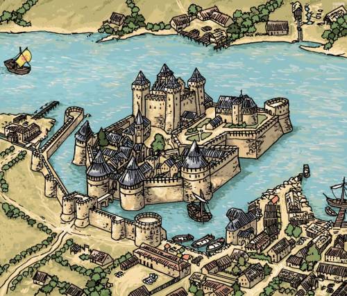 중세 유럽에서 도시가 형성되는 과정