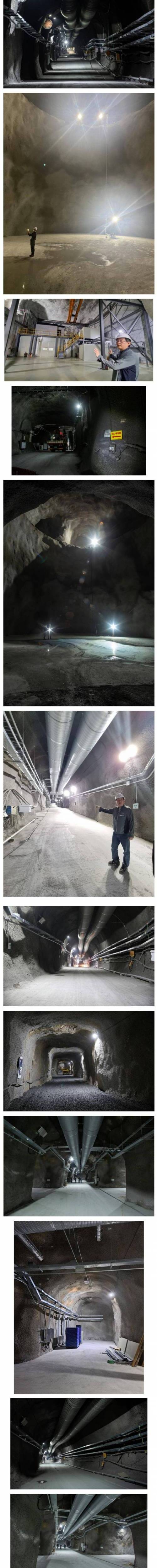 한국 지하1km 거대연구소완공
