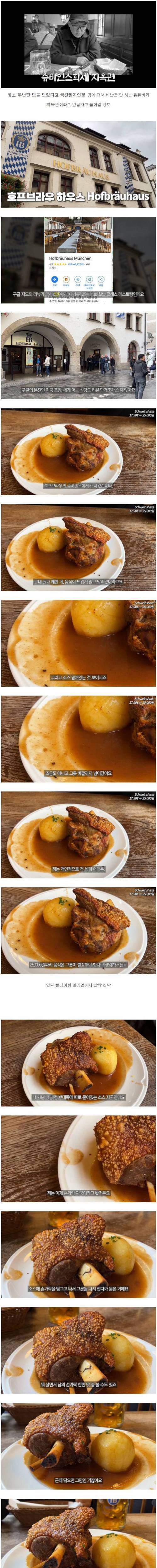 독일 여행 간 음식 유튜버가 현지에서 먹은 최악의 음식