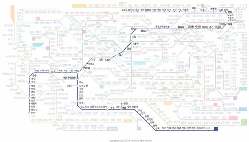  								지방사람들이 처음보면 너무 커서 놀란다는 서울 지하철