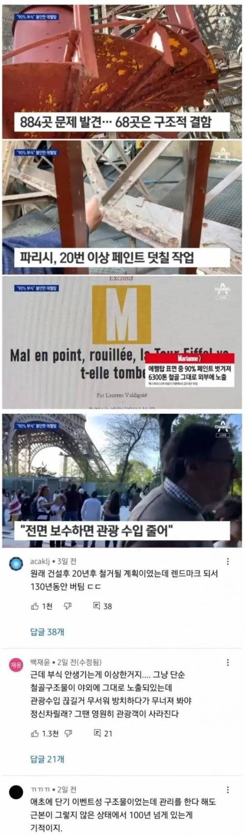 에펠탑 근황