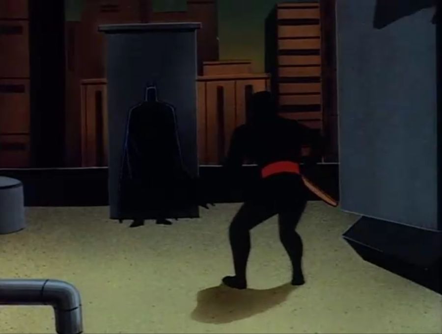 배트맨을 처음 마주한 닌자가 한 행동.jpg