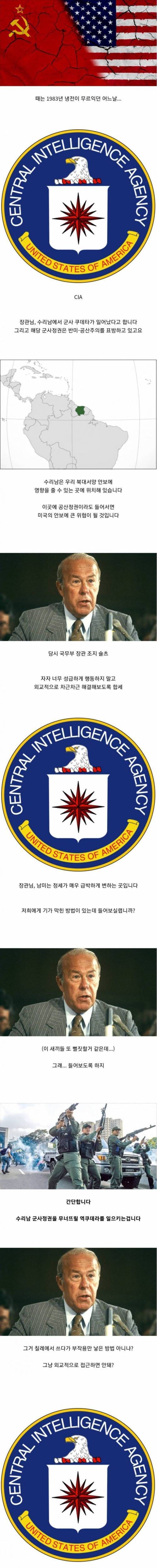 미국 CIA의 기막힌 작전