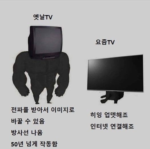 옛날TV vs 요즘TV