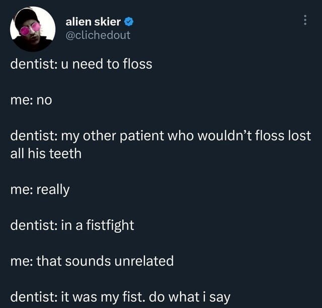 치실 꼭 하라는 치과의사 명언 ㄷㄷ...jpg