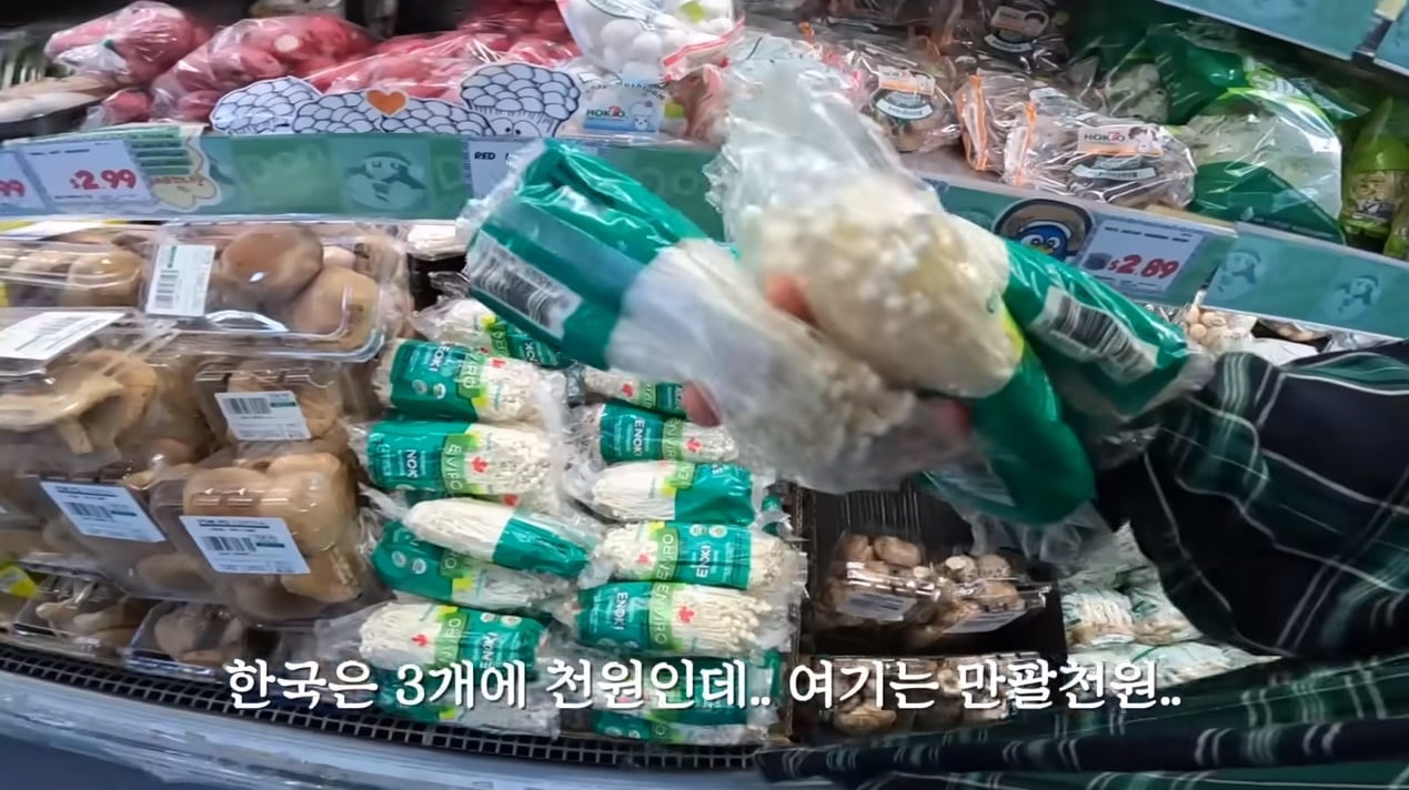 의외로 한국에선 싼데 미국에선 되게 비싼 버섯