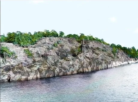 전쟁 중 섬으로 위장된 스웨덴 해군 선박