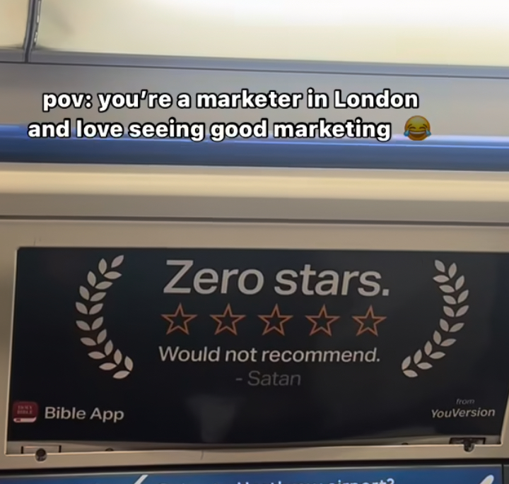 				천재 카피라이터의 지하철 광고