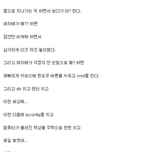 어느 프갤러의 여자 꼬시는 방법