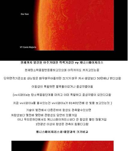 광활한 우주