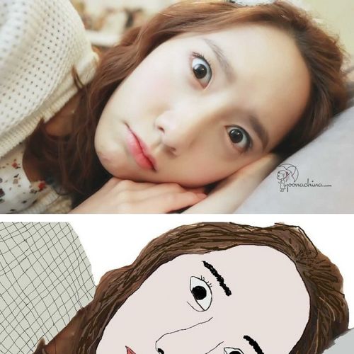 [스압]소녀시대 윤아그리기.jpg