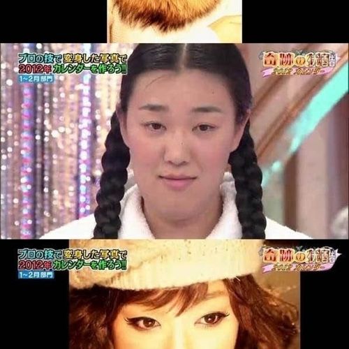 일본 개그우먼들의 변신.jpg