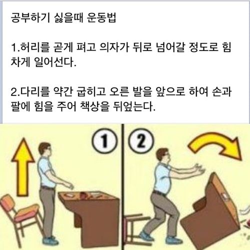 공부하기 싫을때 운동법.jpg