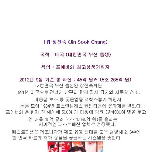 미국에서 자수성가한 여성Top10