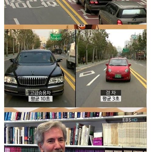 뒤차가 경적을 울리는 시간