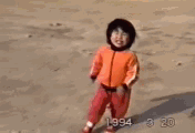 엄마, 강아지 잃어버렷어.gif