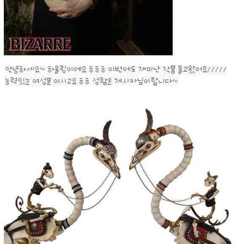 [스압]동물뼈로 만든 예술작품