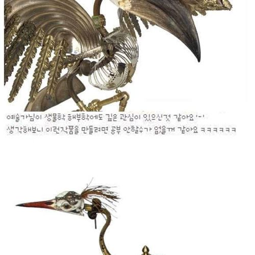 [스압]동물뼈로 만든 예술작품
