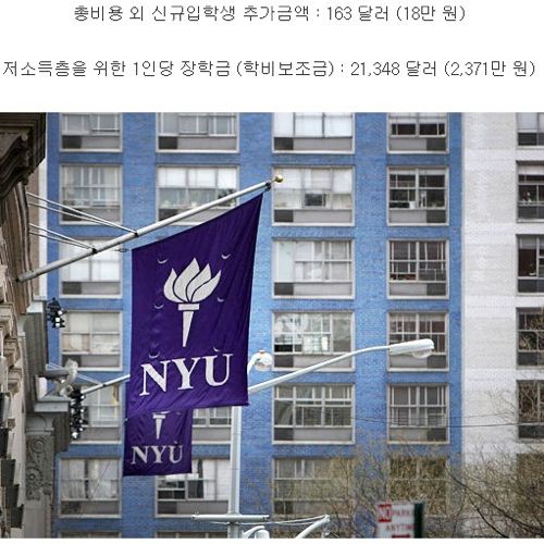 천조국 대학교 등록금  Top10