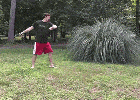 흔치 않은 옆돌려차기.gif