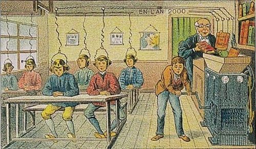 1910년에 상상한 2000년대 학교