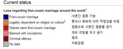 사촌간 결혼이 가능한 나라.jpg
