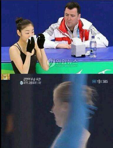 김연아가 시합전 코푸는 이유