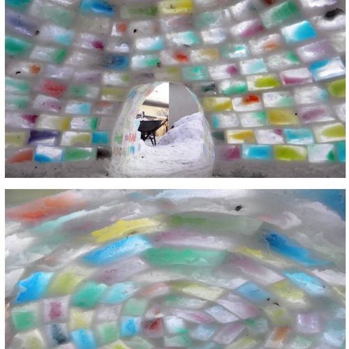 앞마당에 만든 이글루.jpg