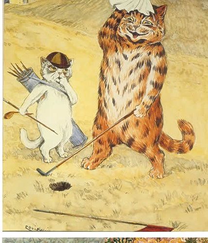 정신병 걸린 화가의 고양이 그림