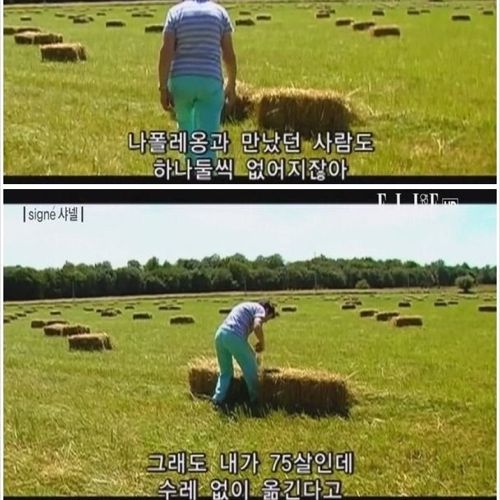 장식끈을 만드는 75세의 할머니